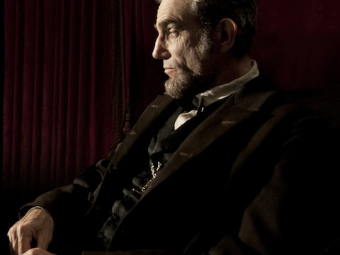 Daniel Day-Lewis als president Abraham Lincoln in 'Lincoln'.