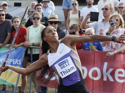 Nafi Thiam was vorig jaar een van de deelnemers aan het Speerwerpersfestival in Sint-Niklaas