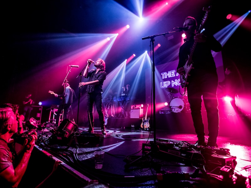 The Man Up North op het podium van Het Depot in Leuven. Dit weekend veroveren ze Tienen.