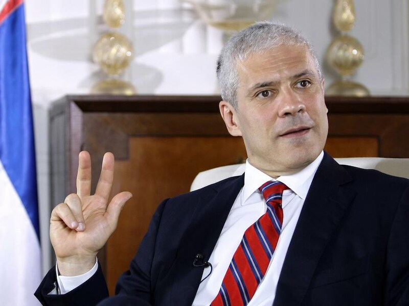 Boris Tadic, de president van Servië
