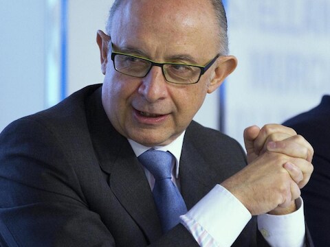 Spaans minister van Begroting, Montoro.