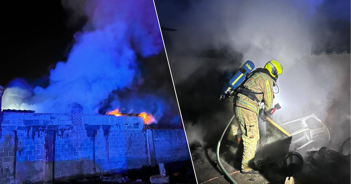 Uitslaande brand in achterbouw van woning in Kapelle-op-den-Bos: bewoners tijdig verwittigd door voo