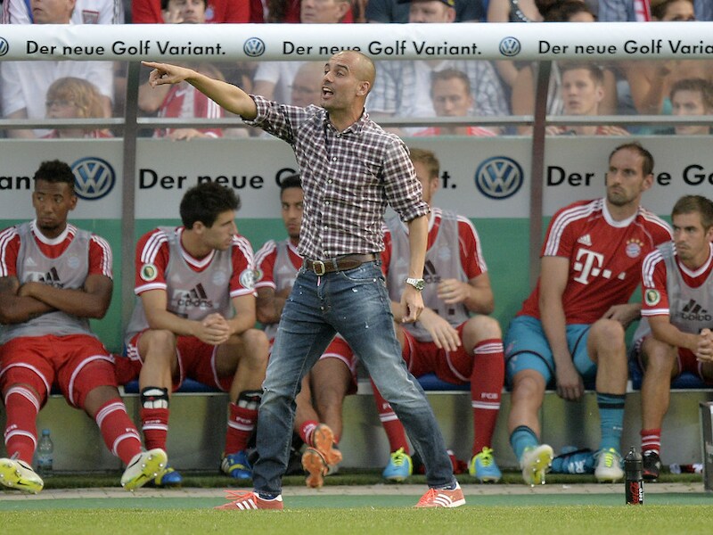 Na een sabbatjaar vliegt Pep Guardiola er vanavond met frisse moed weer in tegen Gladbach.