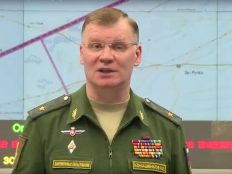 De woordvoerder van het Syrisch ministerie van Defensie, Igor Konasjenkov kondigde maatregelen aan om de luchtafweer van de Syrische strijdkrachten te versterken