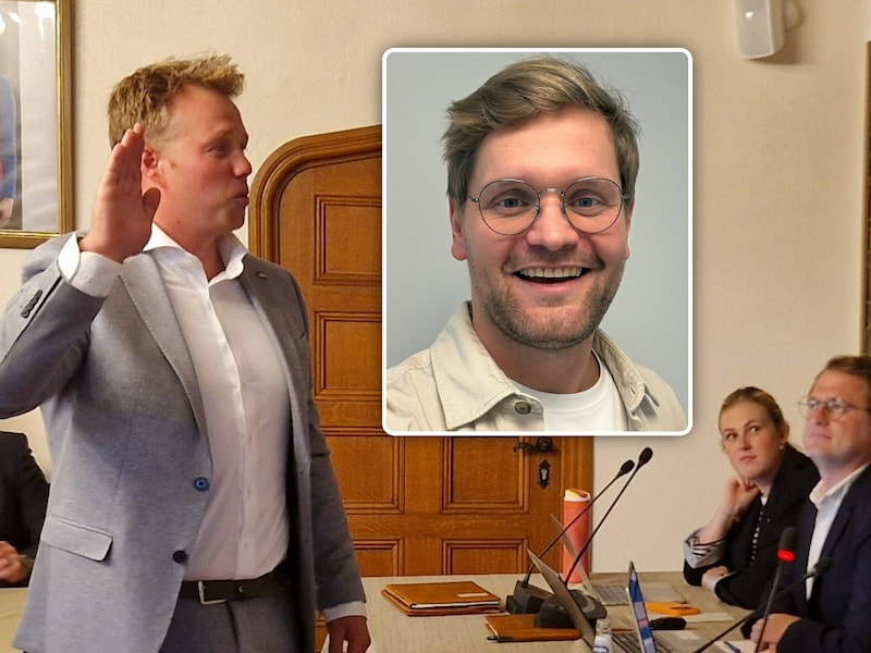 Deze keer mag Jan Desmet de eed afleggen in het gemeentehuis van Kluisbergen.
