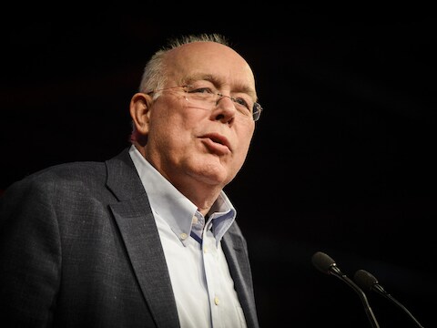 Aftredend Brussels minister-president Charles Picqué.