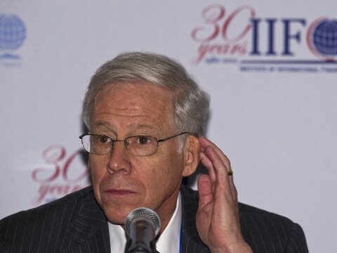 Charels Dallara, hoofd van de internationale bankenclub Institute of International Finance (IIF).