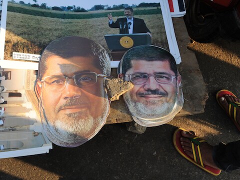 De Moslimbroeders willen dat Mursi, die op 3 juli door het leger werd afgezet, opnieuw aan de macht komt.