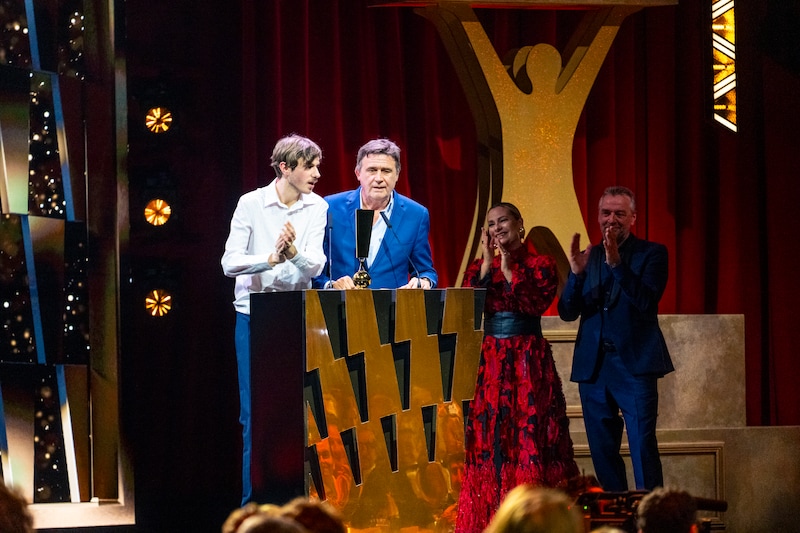 Erik Van Looy won met ‘De slimste mens ter wereld’ de Kastaar! van ‘Programma van het jaar’.