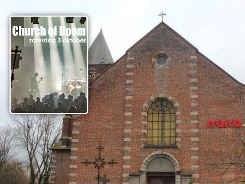 Voormalige kerk in Maarkedal davert opnieuw door zware gitaren: Church of Doom keert terug naar Het Marca