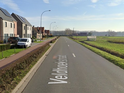 De Veldhoekstraat in Waardamme.