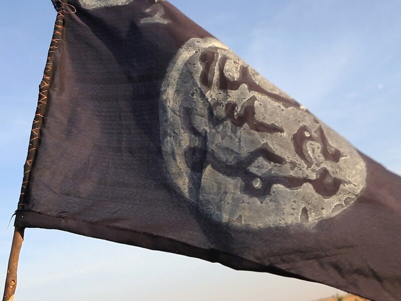 De vlag van Boko Haram. (Archiefbeeld)