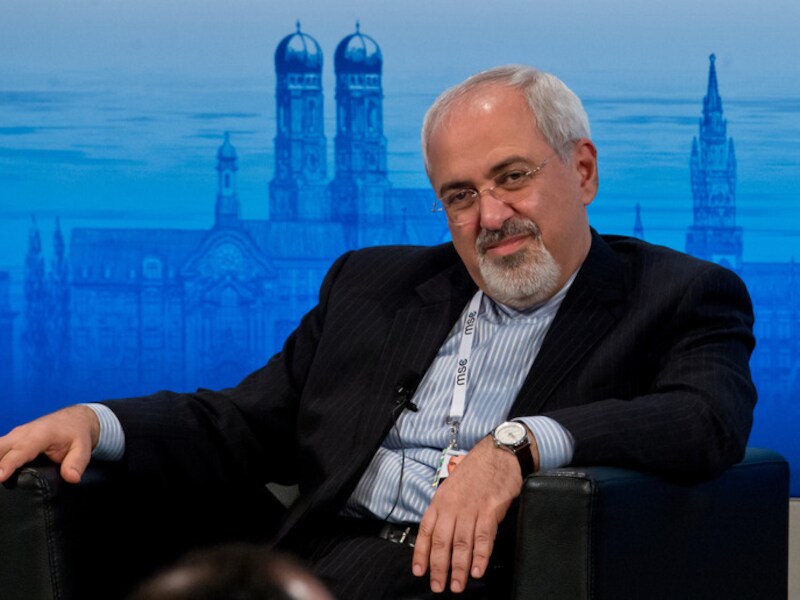 De Iraanse minister van Buitenlandse Zaken Mohammed Javad Zarif.