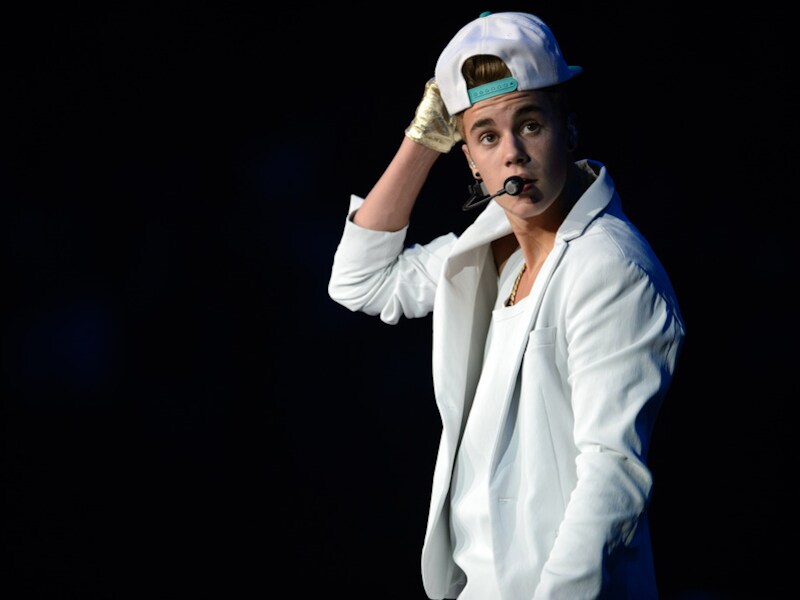 De Canadese zanger Justin Bieber.