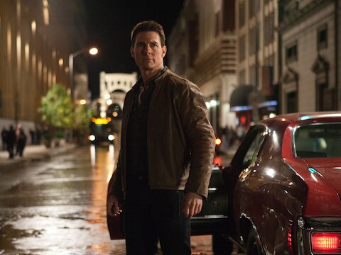 Tom Cruise in Jack Reacher.
