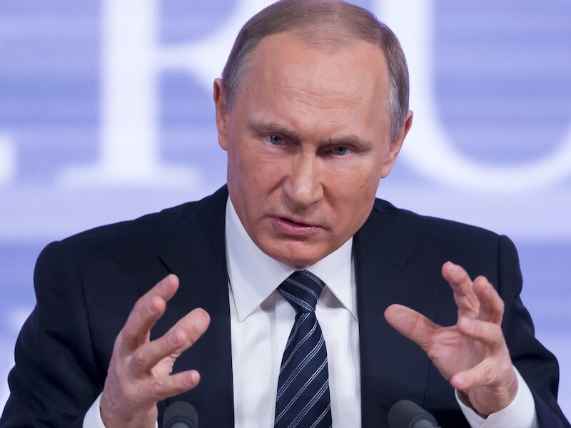 De Russische president Vladimir Poetin
