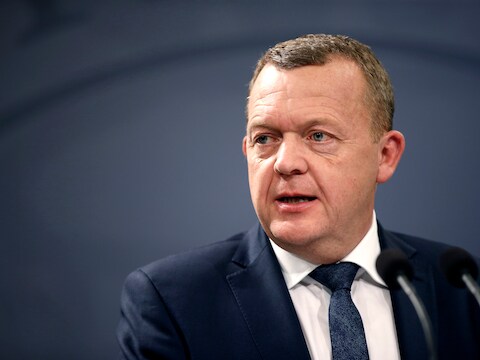 De Deense premier Lars Løkke Rasmussen