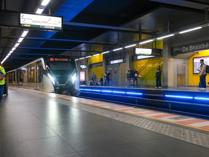mobiliteit: illustratie: metro in Brussel