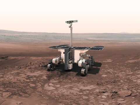 De ExoMars rover.