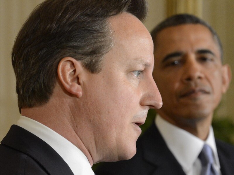 David Cameron en Barack Obama.