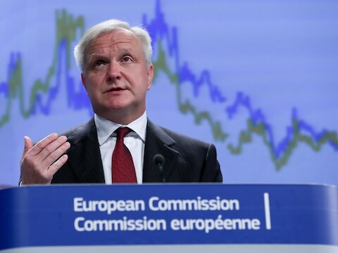 Eurocommissaris voor Economische en Monetaire Zaken Olli Rehn.