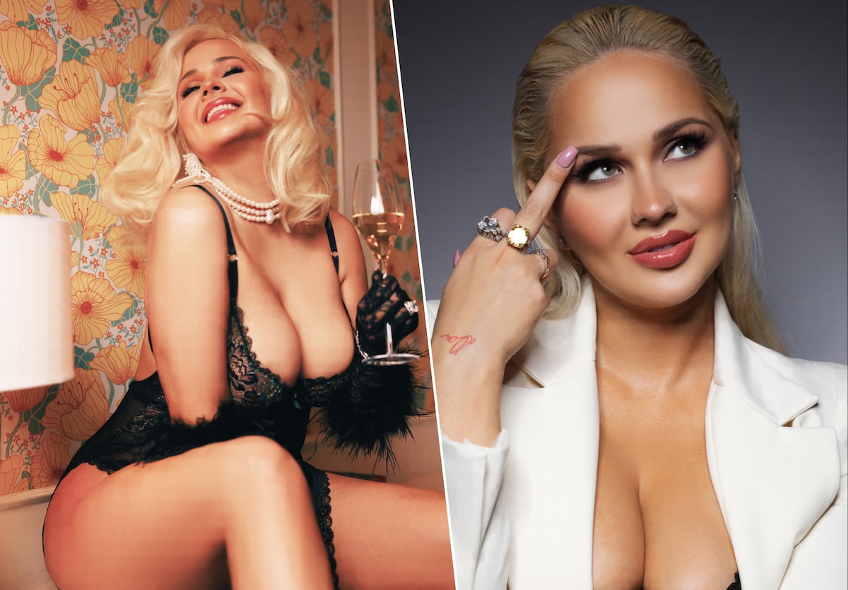 Cool Kelly Divine hammom oladi, keyin uning eshagini moylar va keyin men bilan yovvoyi ketadi