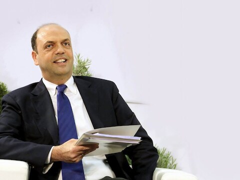 Italiaans minister van Binnenlandse Zaken Angelino Alfano.
