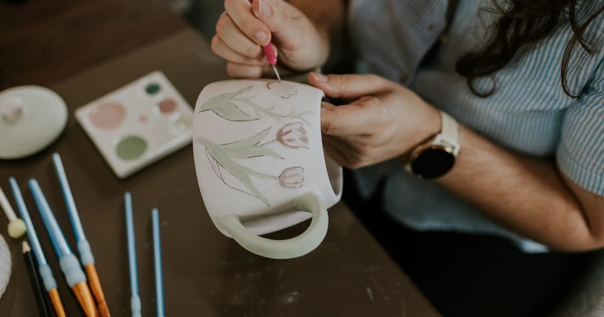 Workshop pottery painting in Nieuwpoort op 11 juli