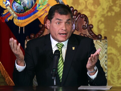 President Rafael Correa.