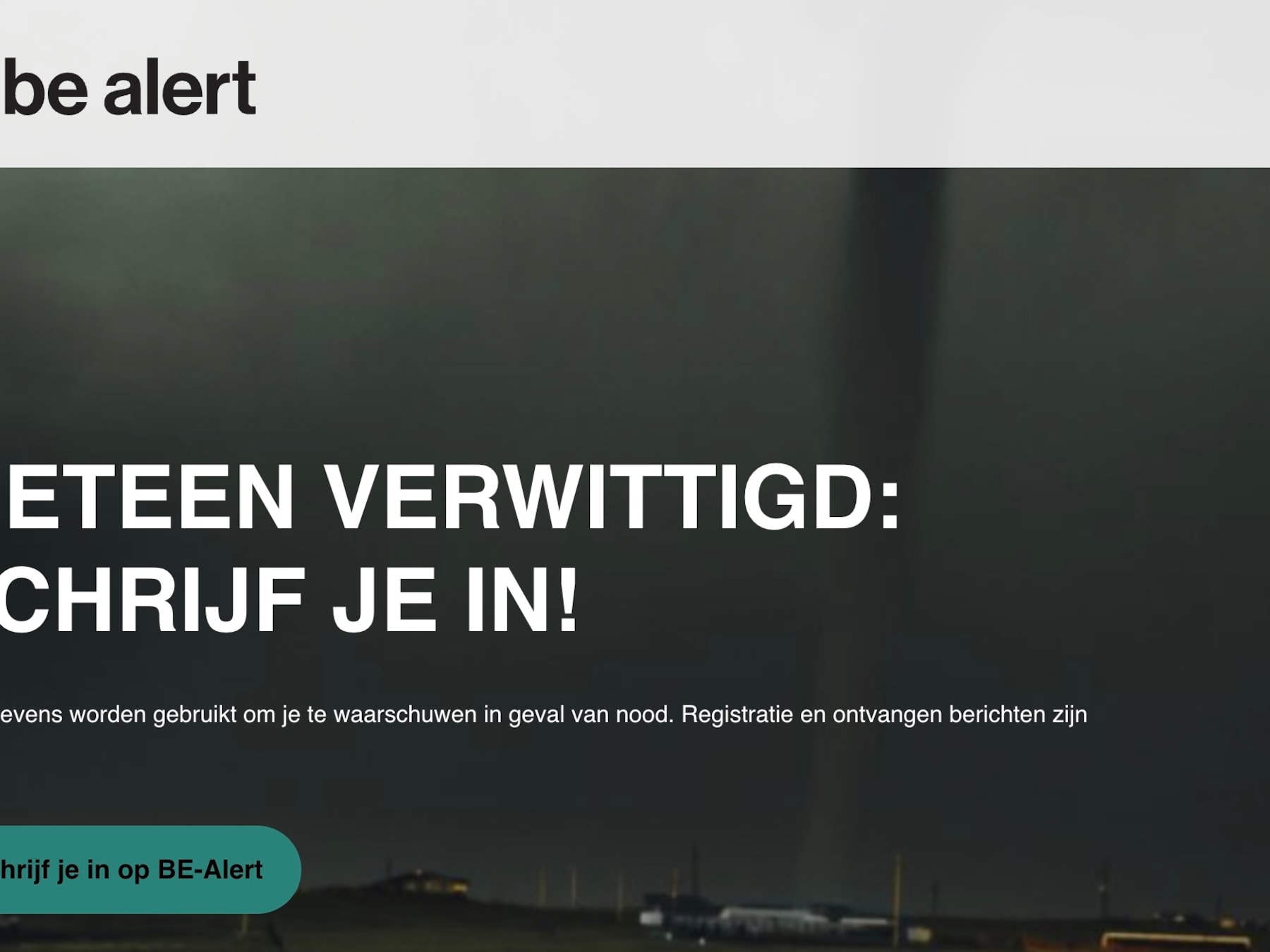 Roosdaal test alarmeringssysteem BE-Alert: ben jij al ingeschreven?