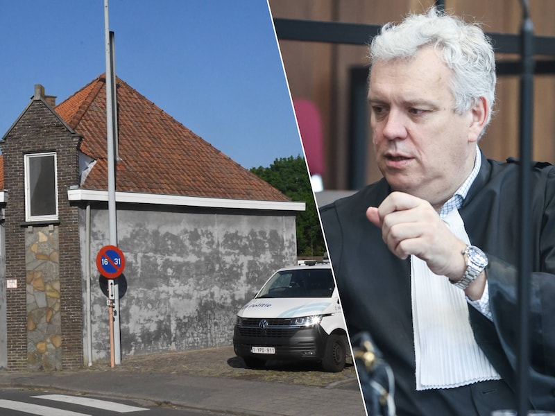 De 39-jarige vrouw werd dood aangetroffen in deze woning in de Biermanstraat in Schuiferskapelle (Tielt). / Advocaat Kris Vincke