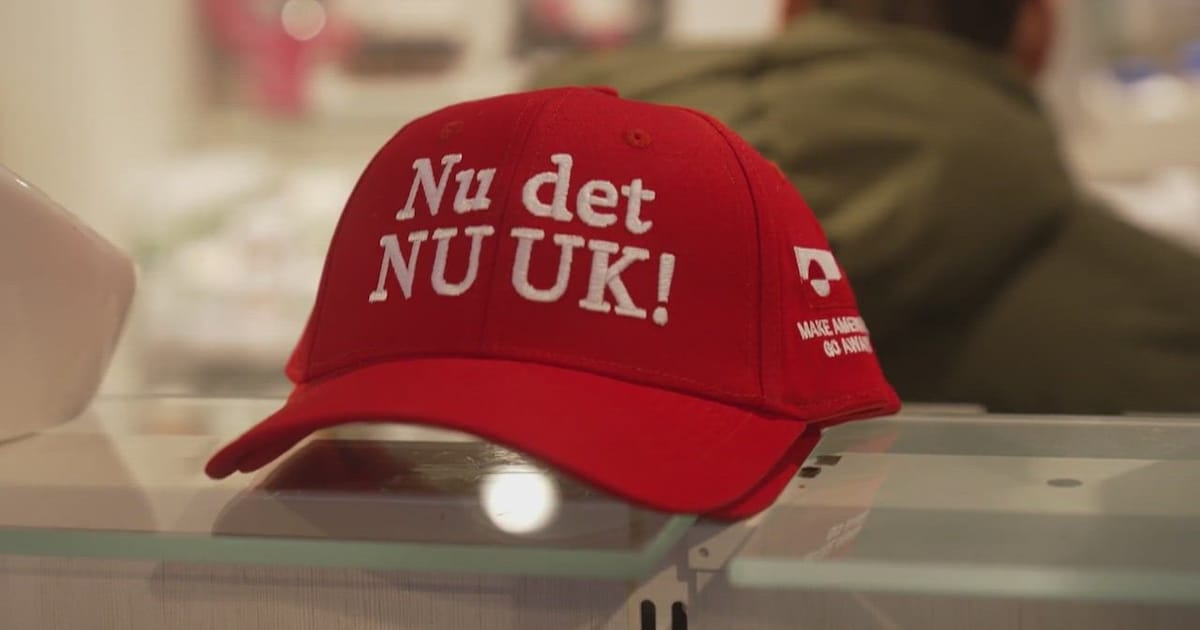 KIJK. Winkel in Groenland verkoopt anti-Trump-petten