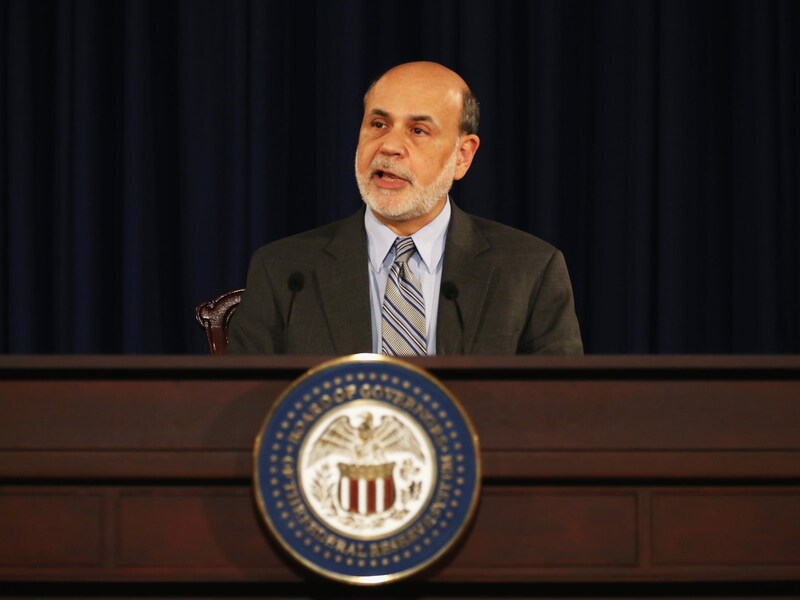 Fed-topman Ben Bernanke.