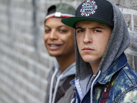 Rappers Ronnie Flex en Lil' Kleine.