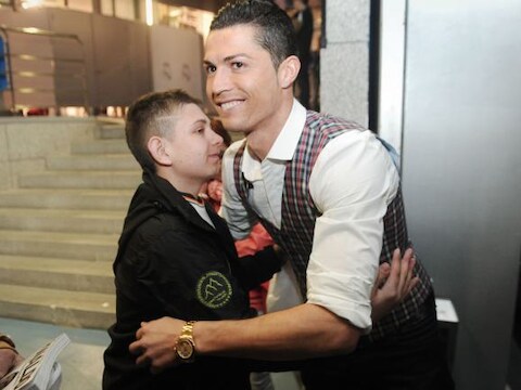 David met Cristiano Ronaldo