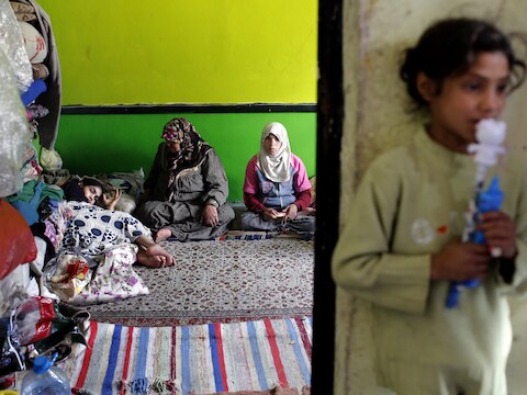Syrische vluchtelingen in het Turkse Gaziantep.