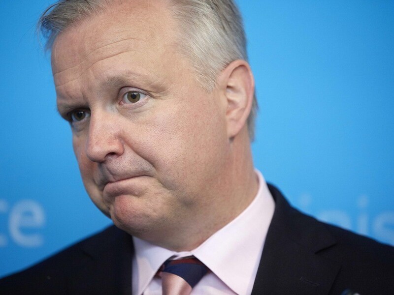 EU-commissaris voor Economie en Monetaire Zaken Olli Rehn.