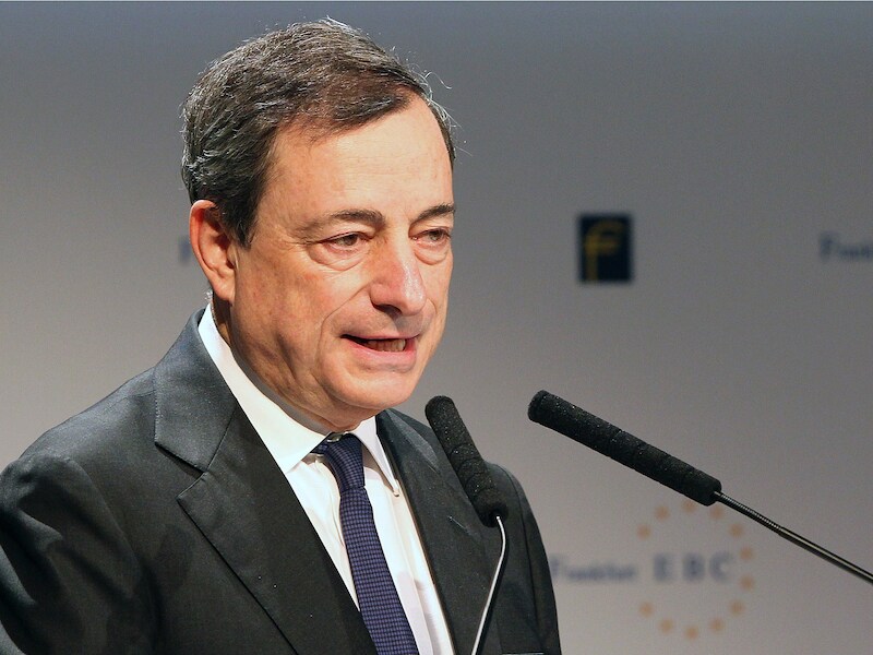 ECB-voorzitter Mario Draghi.