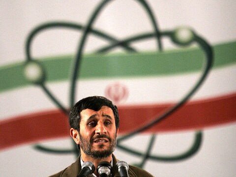 De Iraanse president Mahmoud Ahmadinejad.