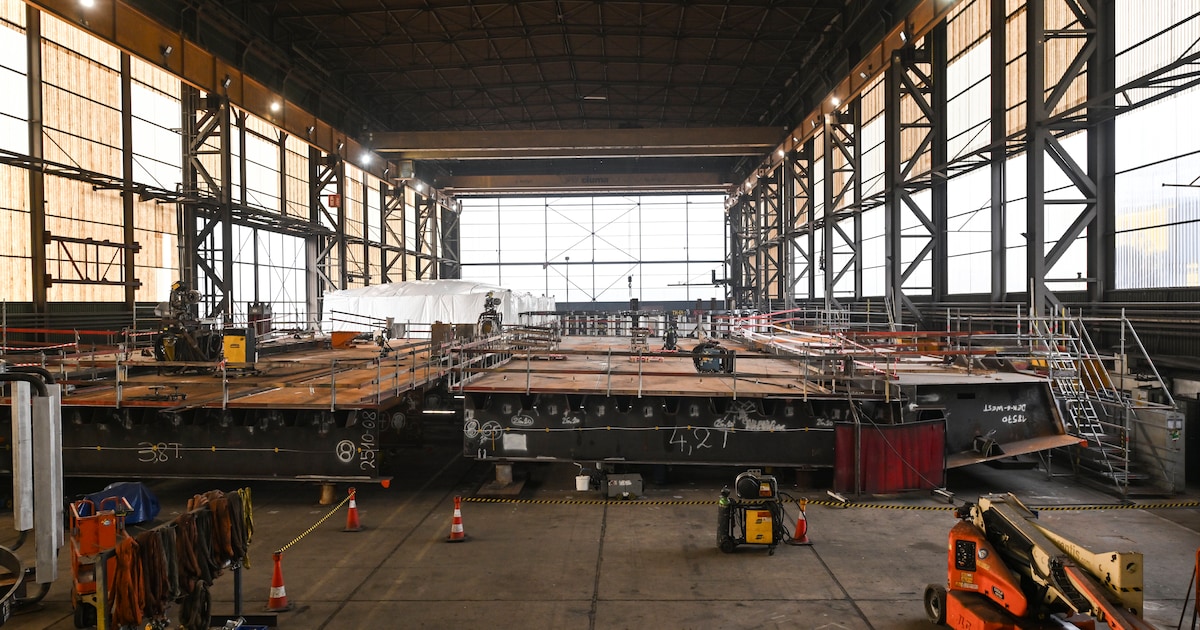 Het Steen krijgt een nieuw ponton, gebouwd in Hoboken