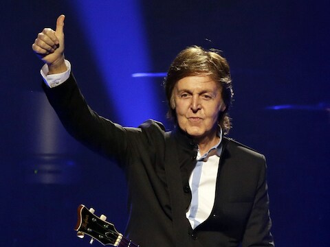 Rockster Paul Mccartney.