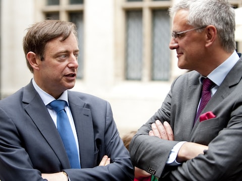 Antwerps burgemeester Bart De Wever en Vlaams minister-president Kris Peeters.