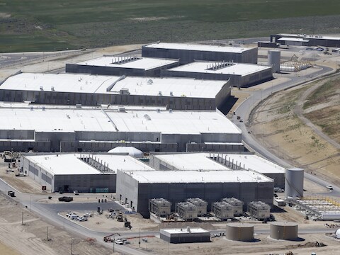 Het Amerikaanse National Security Agency (NSA) in Utah.