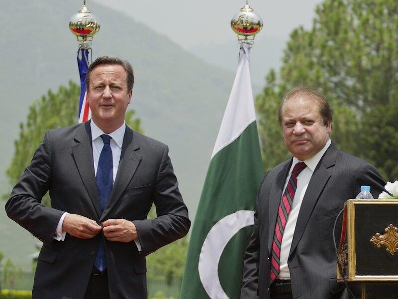 David Cameron en Nawaz Sharif.