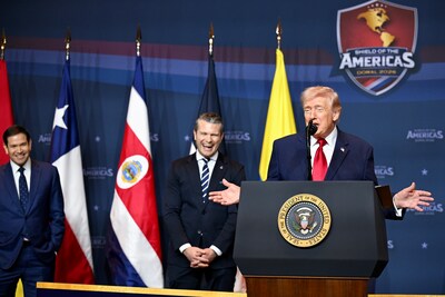 President Trump spreekt tijdens bijeenkomst over Cuba-beleid