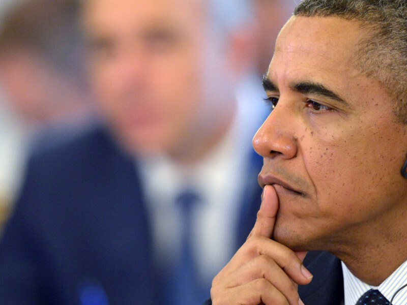 De Amerikaanse president Barack Obama.