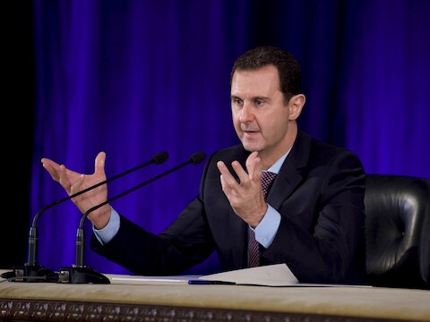 De Syrische president Bashar al-Assad.