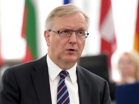 Europees Commissaris voor Monetaire Zaken Olli Rehn.