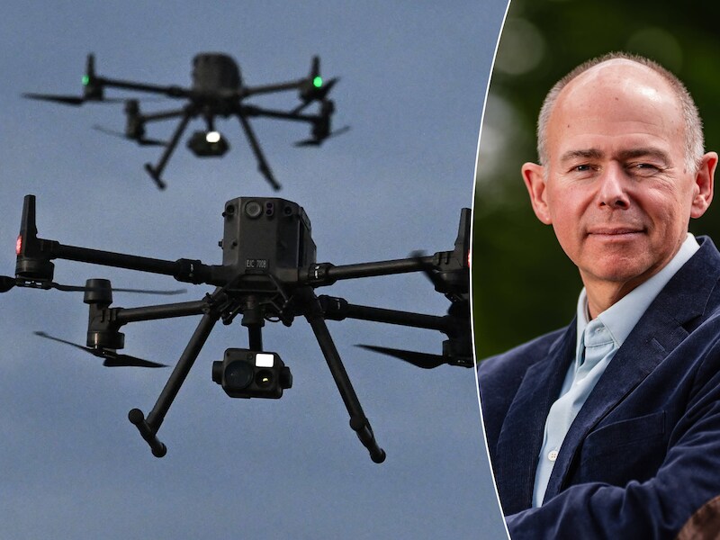 Defensie-expert Roger Housen vindt het een goed idee om drones boven militaire domeinen neer te schieten.