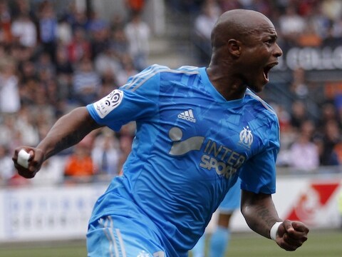 Andre Ayew zet Marseille op 2-0.